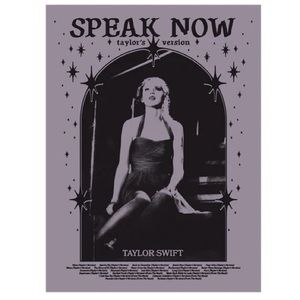 NEW | Speak Now TV Tracklist Poster | Trades Considered